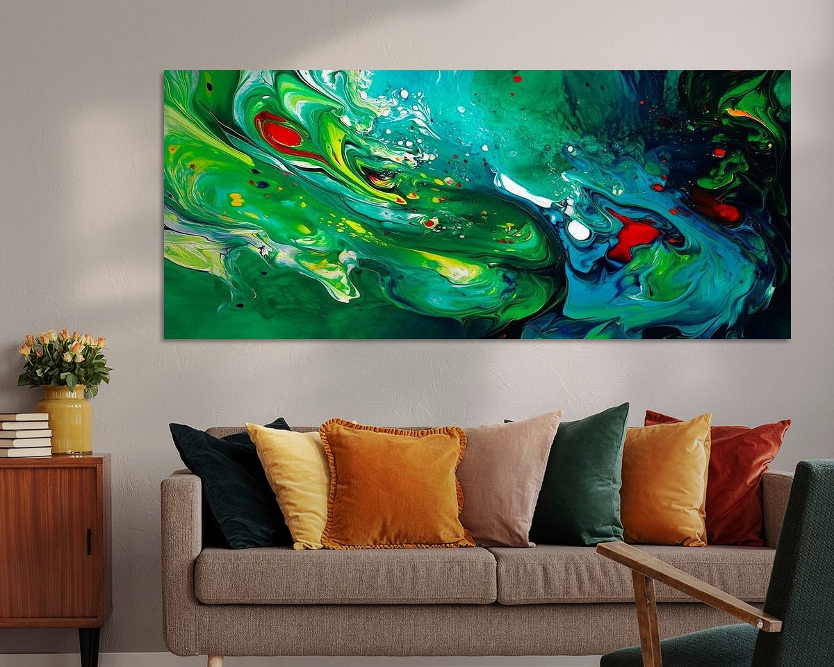 Example of the artwork in a room