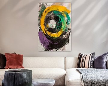 Coloured spiral in dynamic movement by Poster Art Shop
