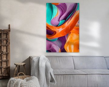 Colourful waves of creativity by Poster Art Shop