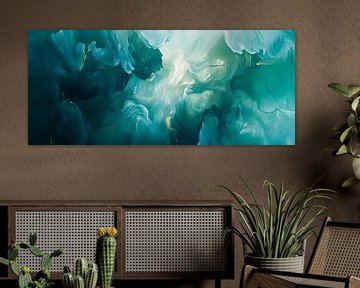 Fascinerende aquarelpatronen van Poster Art Shop