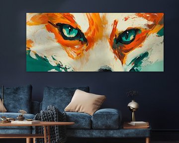 Fascinating fox with sparkling eyes by Poster Art Shop