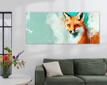 Fascinating view of a fox by Poster Art Shop