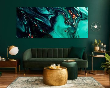 Fascinating abstract colour gradients by Poster Art Shop