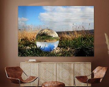 Glass sphere by Fotografie Sybrandy