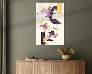 Florale Muster in sanften Farben von Poster Art Shop