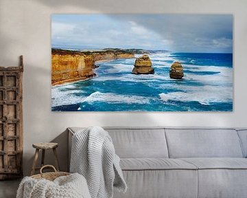 Woeste Zee bij de Twaalf Apostelen - Grootse Natuur aan de Great Ocean Road van Be More Outdoor