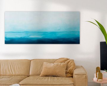 Dégradé harmonieux de bleu sur Poster Art Shop