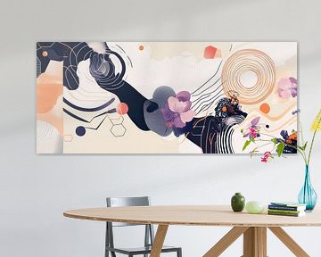 Creative abstract hand interaction by Poster Art Shop