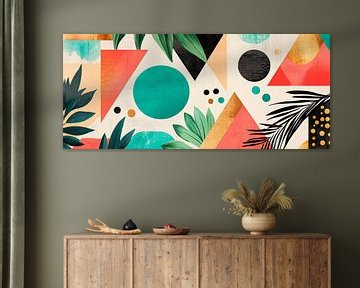Creative pattern with plant motifs by Poster Art Shop