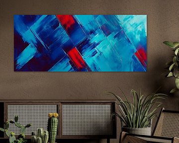 Creative abstract play of colours by Poster Art Shop