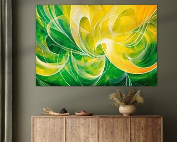 Bright colours with abstract flair by Poster Art Shop