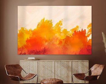 Bright watercolour background patterns by Poster Art Shop