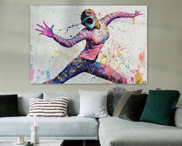 Colour Dance | Vivid Motion by Eye catching paintings