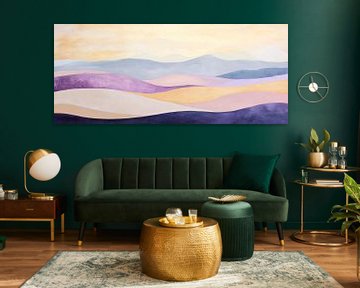 Gentle colour gradients in the landscape by Poster Art Shop