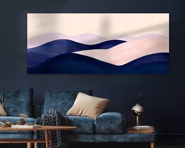Zachte landschappen in pastelkleuren van Poster Art Shop