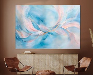 Soft pastel colours in the river by Poster Art Shop