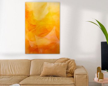 Zachtgele kleurharmonie in het licht van Poster Art Shop