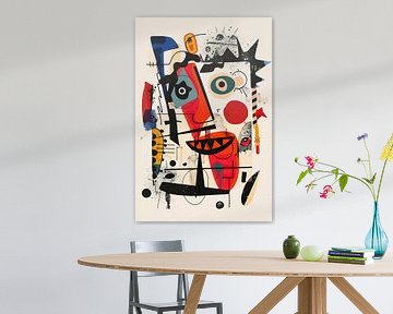 Abstract modern Picasso by Art Whims