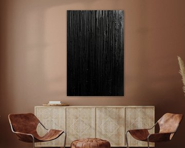 Black drops on a smooth surface by Poster Art Shop