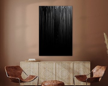 Black background with drops by Poster Art Shop