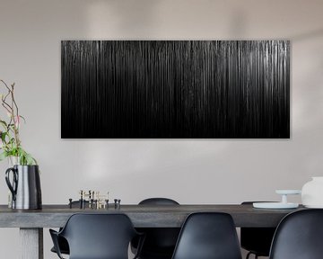 Zwarte metallic textuurachtergrond van Poster Art Shop
