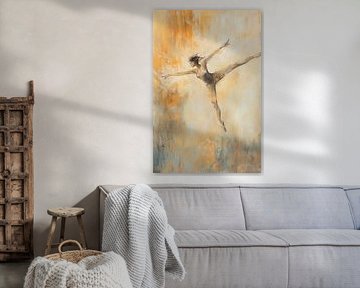 Dancing elegance in soft colours by Poster Art Shop