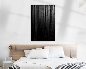Drops on a black surface by Poster Art Shop