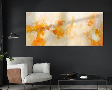 Warm abstract herfstpatroon van Poster Art Shop