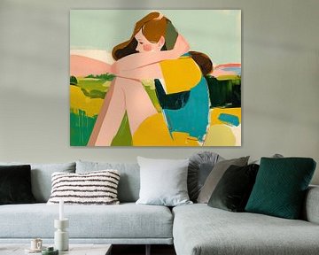 Vrouwen Schilderij van Blikvanger Schilderijen