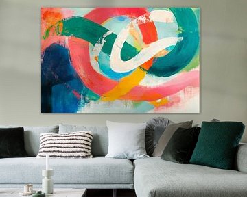 Colourful abstract composition by Poster Art Shop