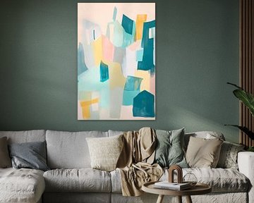 Colourful abstract composition by Poster Art Shop