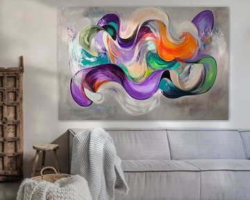 Colourful waves of creativity by Poster Art Shop
