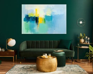 Abstract colours in soft tones by Poster Art Shop