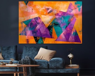 Abstract geometric composition by Poster Art Shop