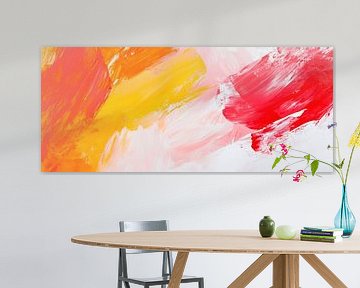 Colourful abstract painting by Poster Art Shop