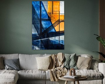 Abstract geometric composition by Poster Art Shop