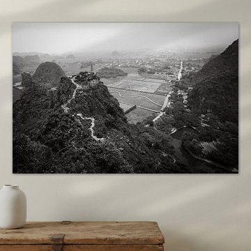 Temple on a mountaintop in Vietnam