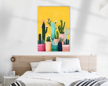 Playful Cactus Serenade by Liv ter Riet