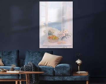 Matisse inspired - Open Window White