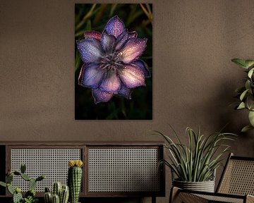 Fleur with dew in soft light by Poster Art Shop