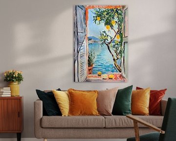 Open raam in Matisse-stijl van Niklas Maximilian