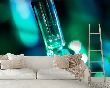 Gloeilamp met futuristische technologie van Poster Art Shop