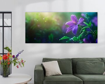 Purple blossom in soft morning light by Poster Art Shop