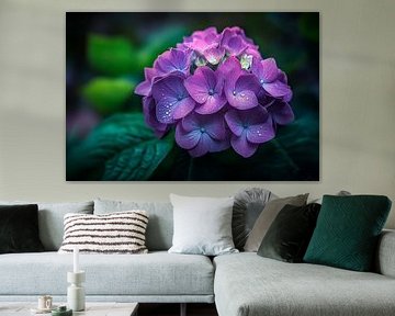 Purple blossom splendour in the evening light by Poster Art Shop