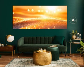 Sonnendurchflutete Sanddünen von Poster Art Shop