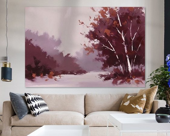 Example of the artwork in a room