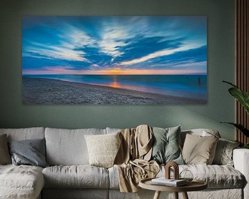 Sunset beach Domburg II by Daniël Steenbergen