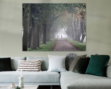 Mensen in de mist