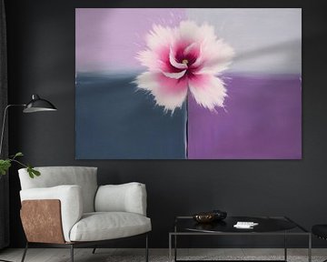 Dreamy abstract flower painting by Imperial Art House