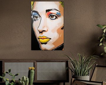 Modern kleurrijk pop-art portret van Imperial Art House